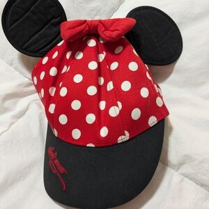 Disney World Minnie Mouse polka dot youth hat